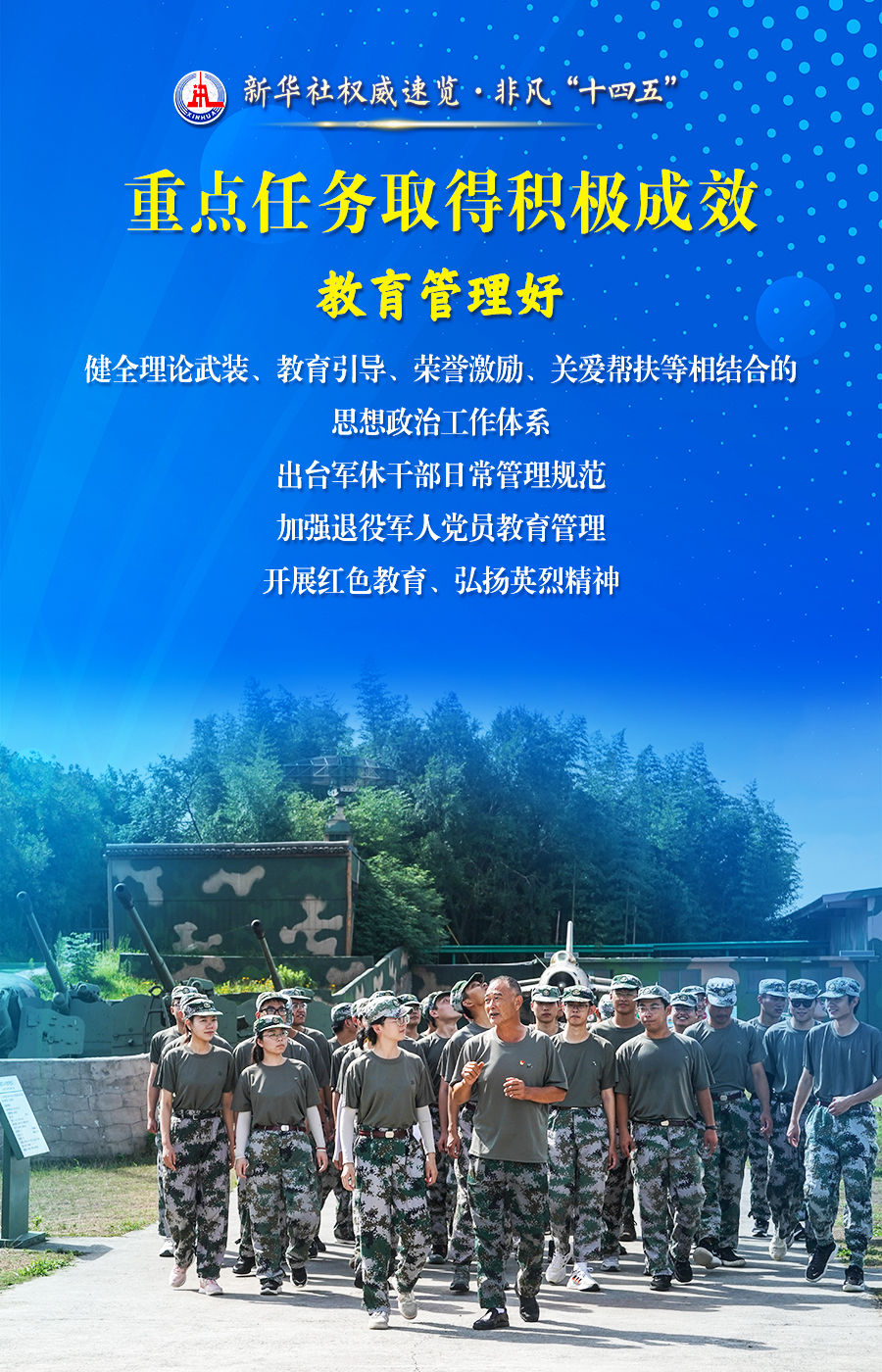 新华社权威速览·非凡“十四五”丨关心关爱退役军人，这些积极成效暖人心！